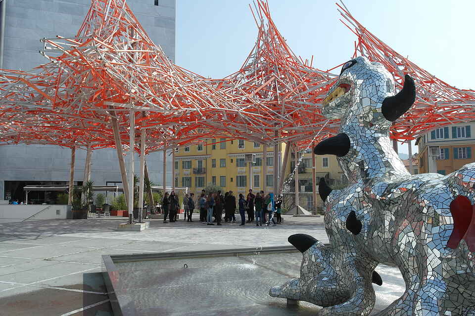 Moderne kunst, Nice, marts 2014