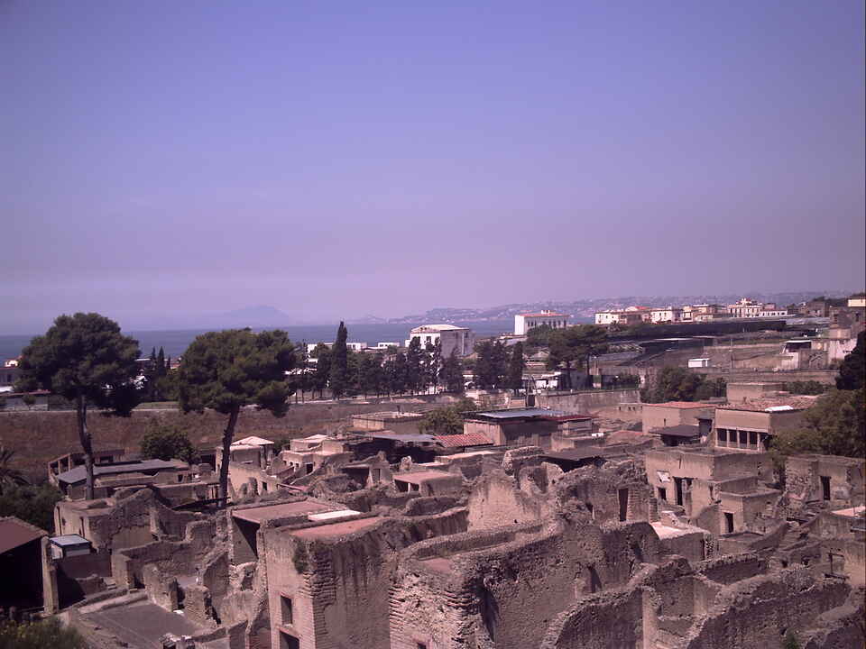View over Ercolano