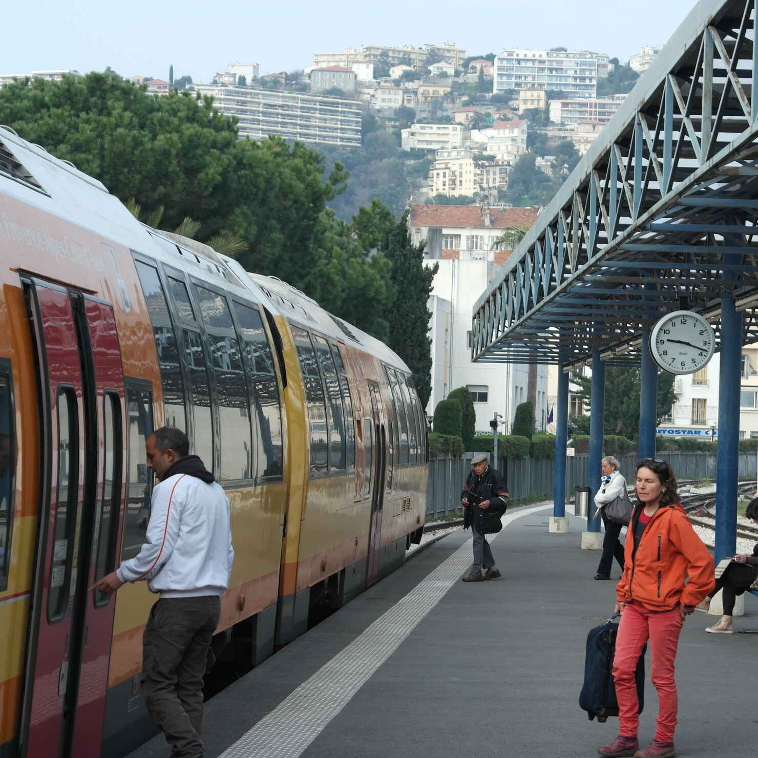 Train des Pignes, Gare Nice, marts 2014