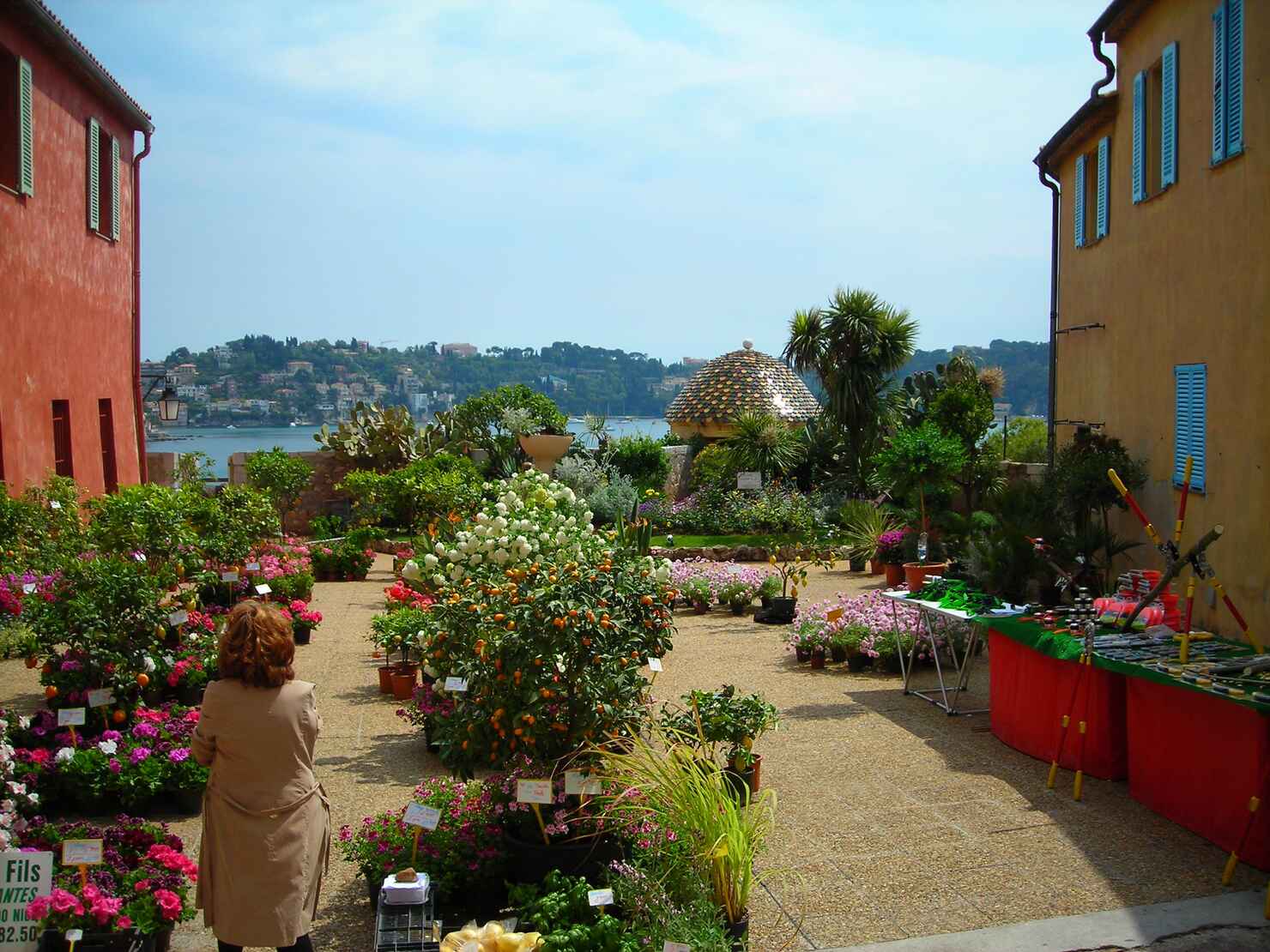 Blomstermarked Citadellet Villefranche