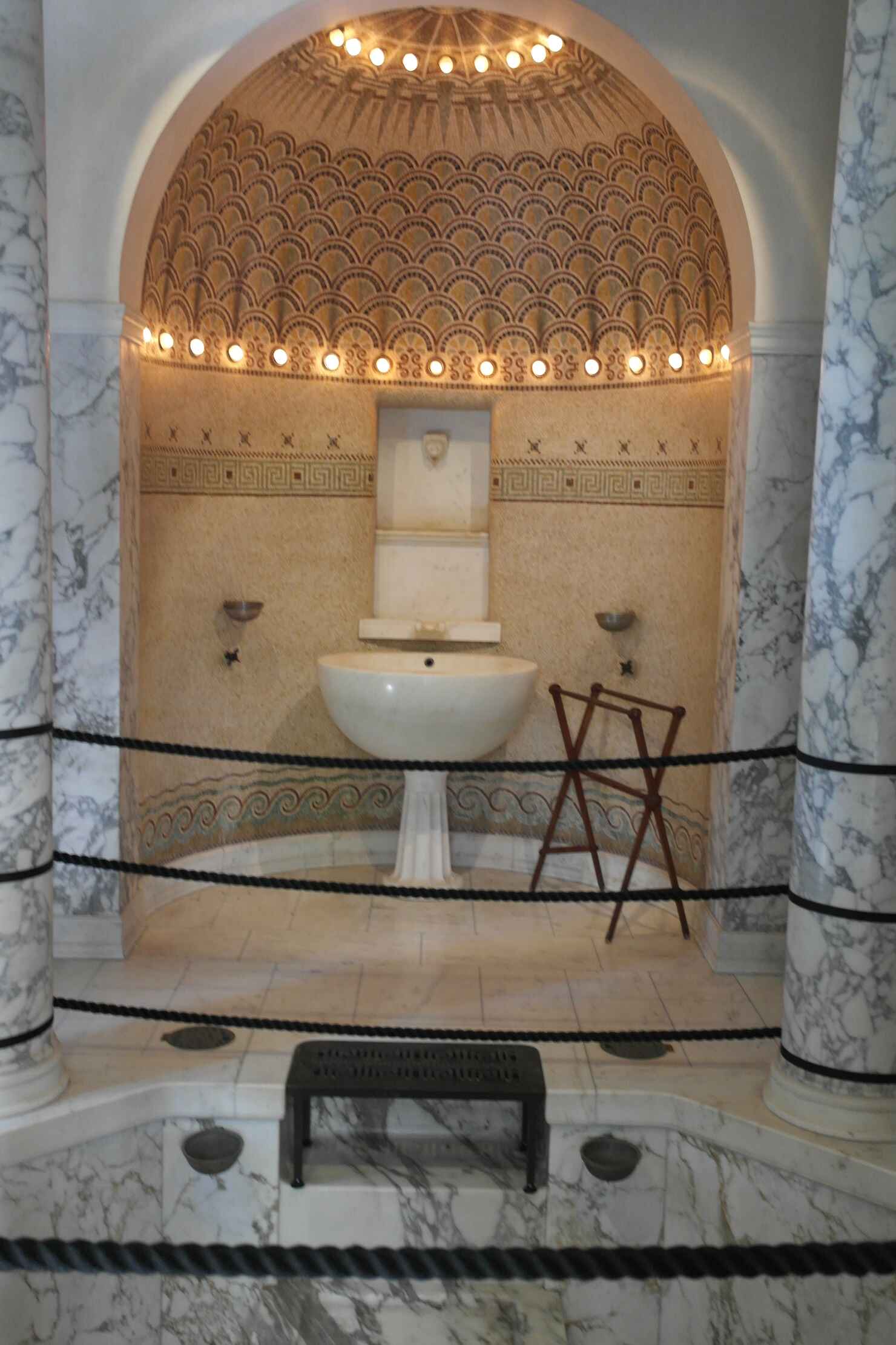 Badeværelse, Villa Kerylos, Beaulieu-Sur-Mer