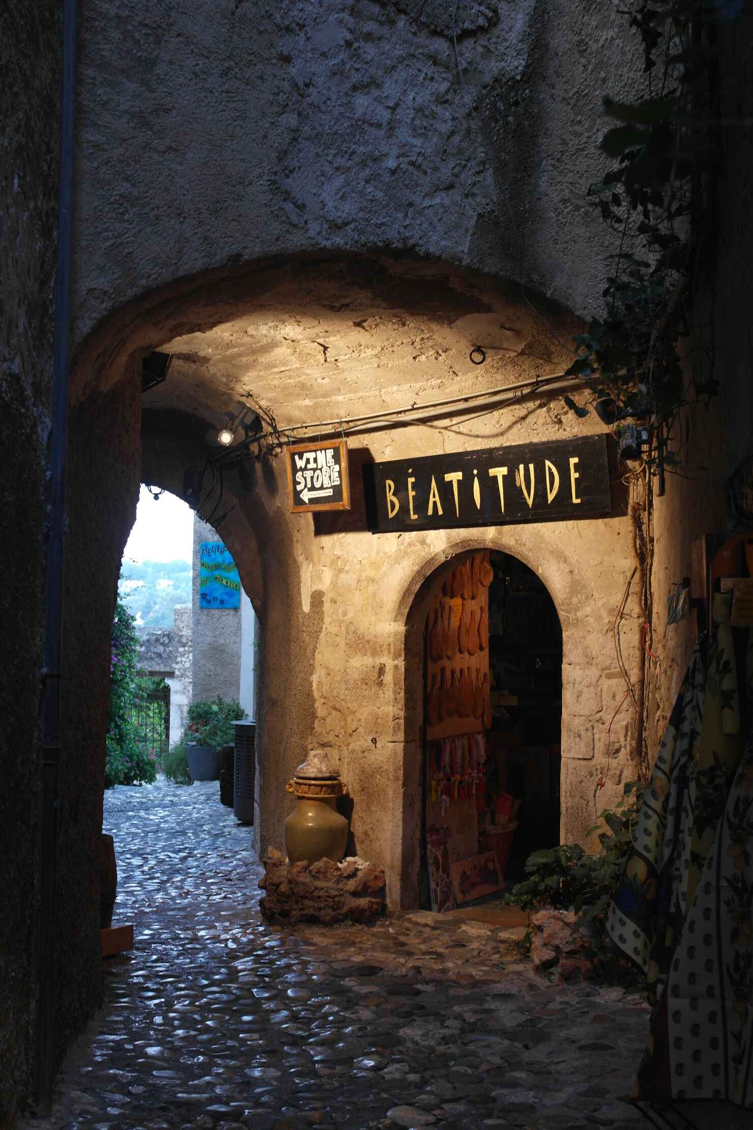 Aften i Saint Paul de Vence